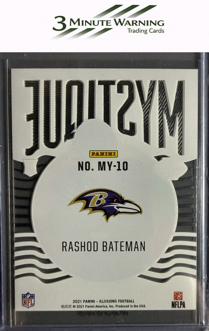 2021 Panini Illusions #MY-10 Rashod Bateman Mystique Mosaic