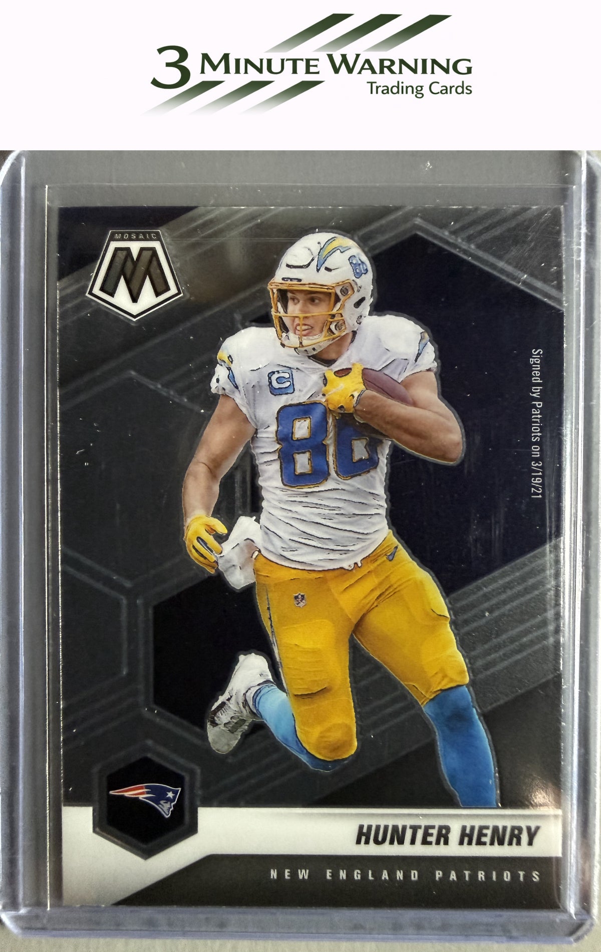 2021 Panini Mosaic #138 Hunter Henry