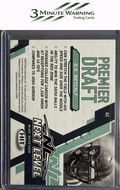 2019 SAGE HIT #63 D.K. Metcalf