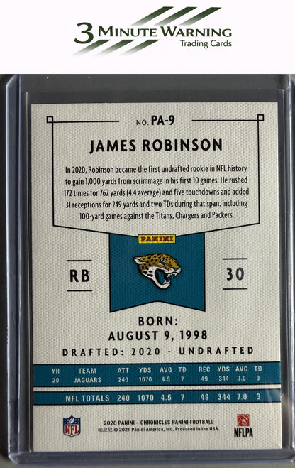 2020 Panini Chronicles #PA-9 James Robinson Panini Bronze