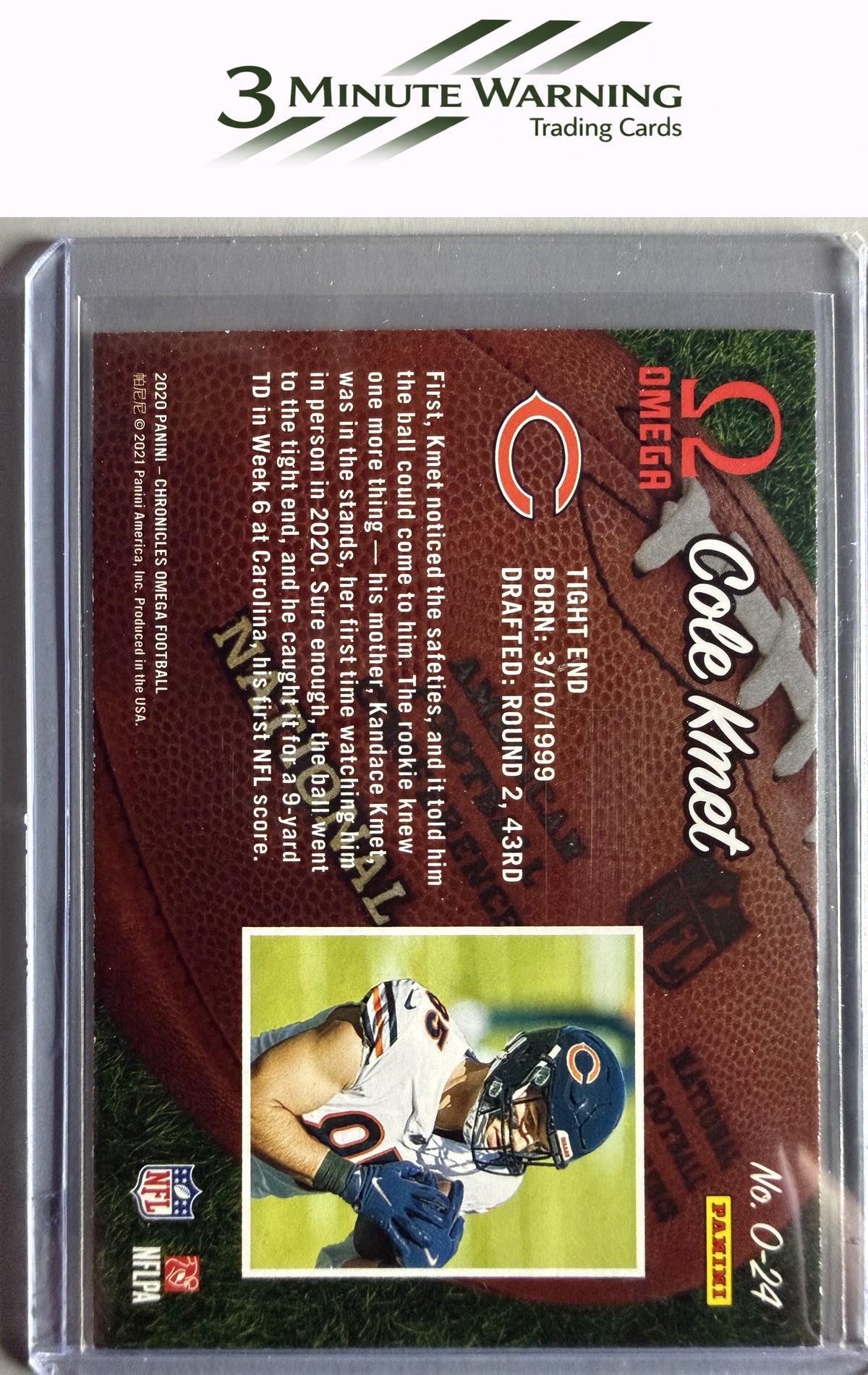 2020 Panini Chronicles #O-24 Cole Kmet Omega
