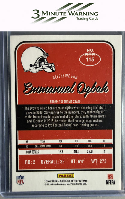 2016 Donruss Optic #115 Emmanuel Ogbah