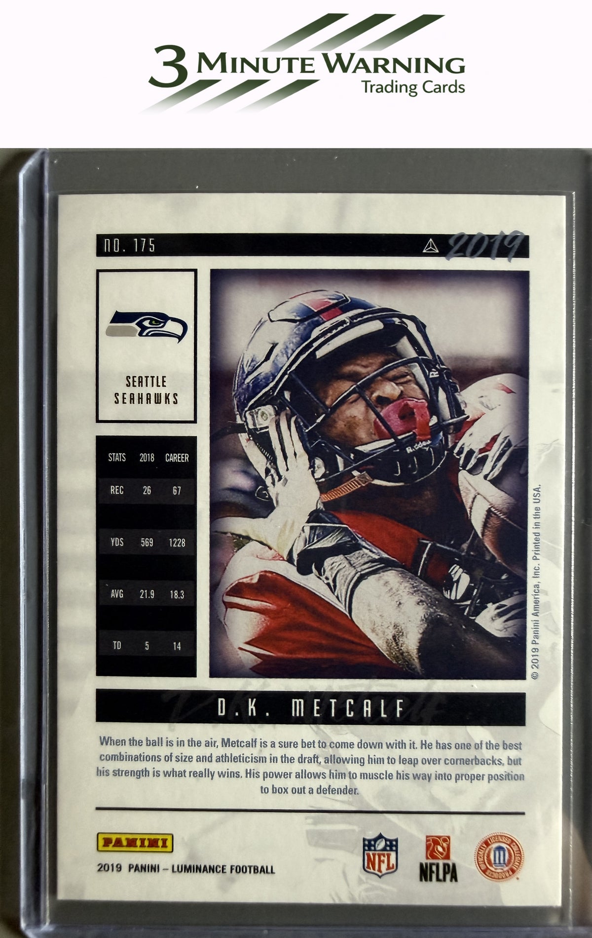 2019 Panini Luminance #175 D.K. Metcalf