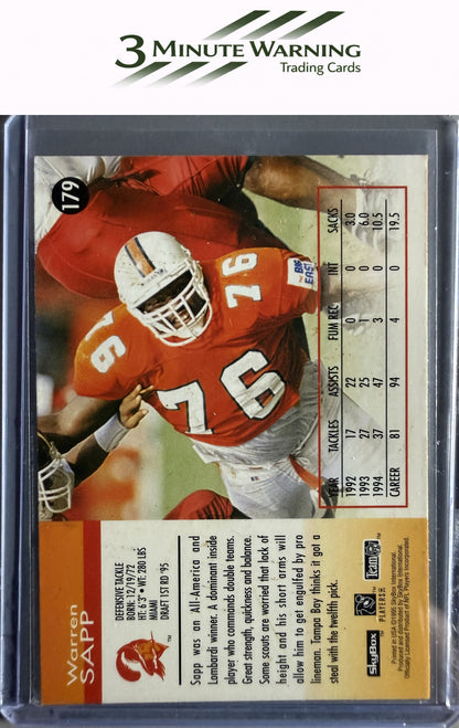 1995 SkyBox Impact #179 Warren Sapp
