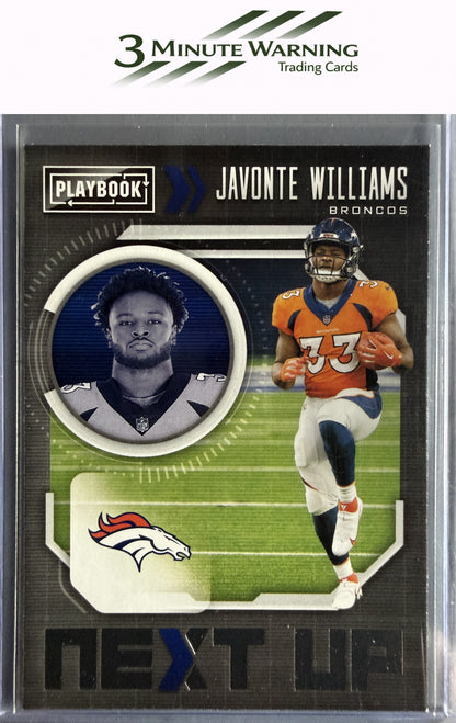 2021 Panini Playbook #NXT-JWI Javonte Williams Next Up