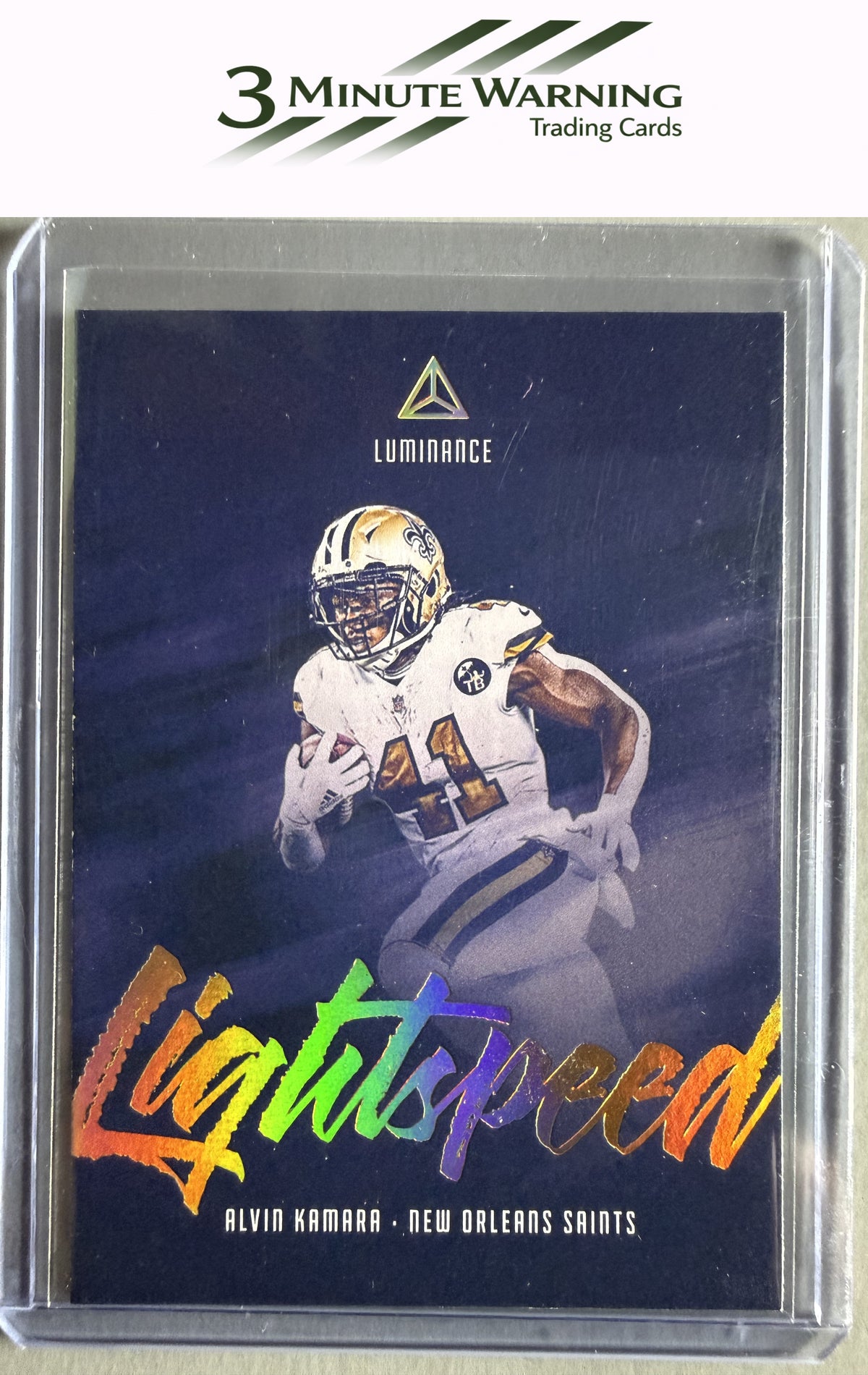 2019 Panini Luminance #LS17 Alvin Kamara Lightspeed