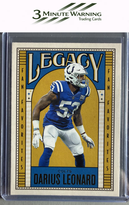 2019 Panini Legacy #FF-DL Darius Leonard Fan Favorites