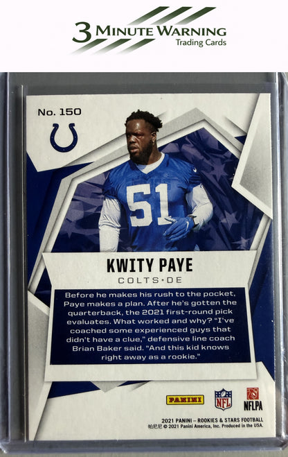 2021 Panini Rookies & Stars #150 Kwity Paye Red