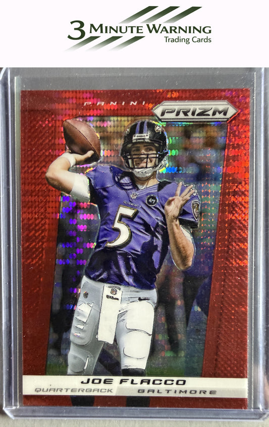 2013 Panini Prizm #1 Joe Flacco Prizm Red Pulsar