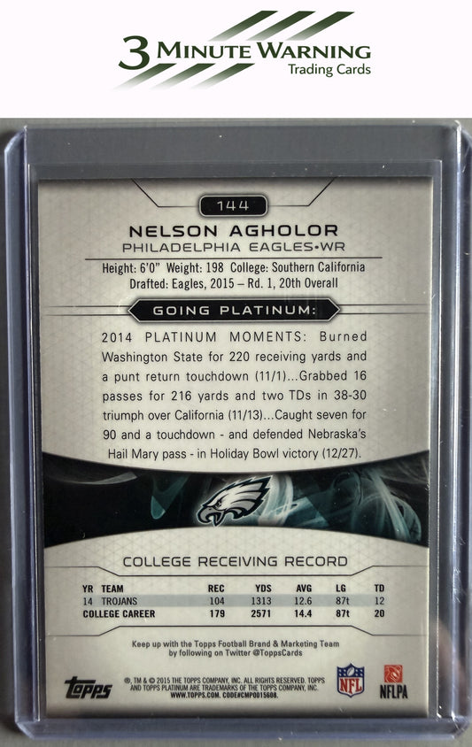 2015 Topps Platinum #144 Nelson Agholor