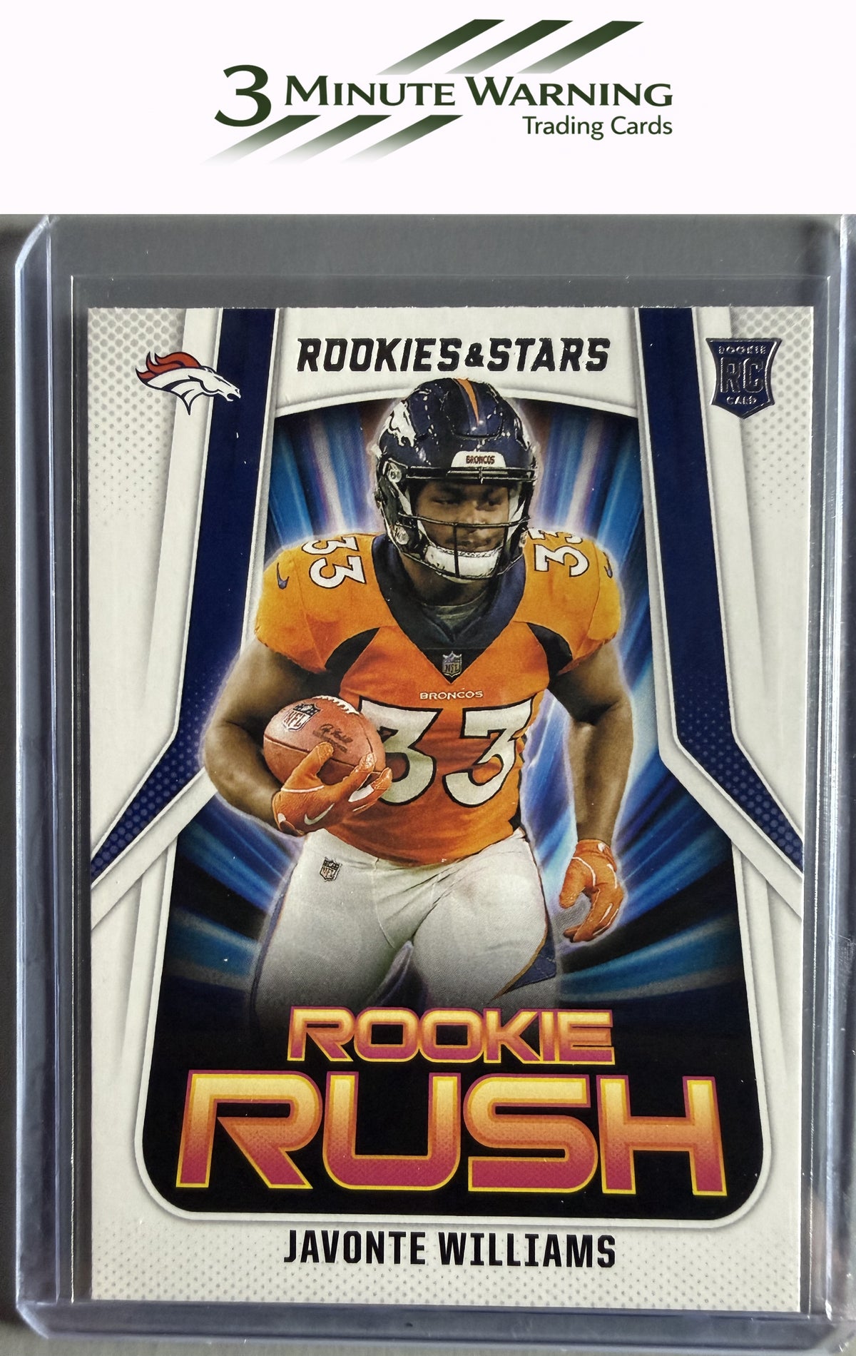 2021 Panini Rookies & Stars #RR-14 Javonte Williams Rookie Rush