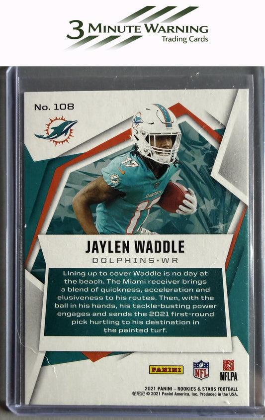 2021 Panini Rookies & Stars #108 Jaylen Waddle Red