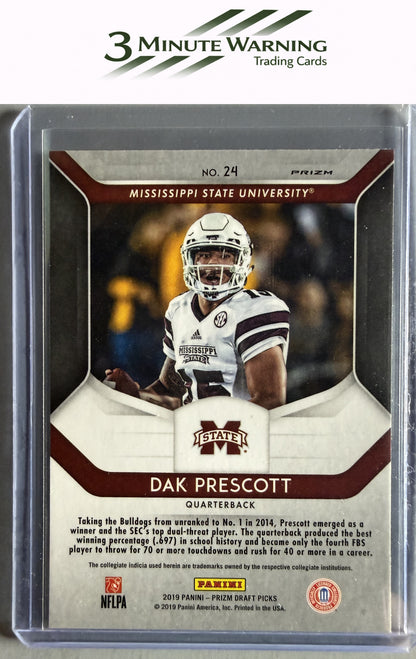 2019 Panini Prizm Draft Picks #24 Dak Prescott Prizm Silver