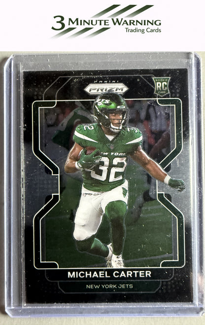 2021 Panini Chronicles #PB-20 Michael Carter Prizm Black
