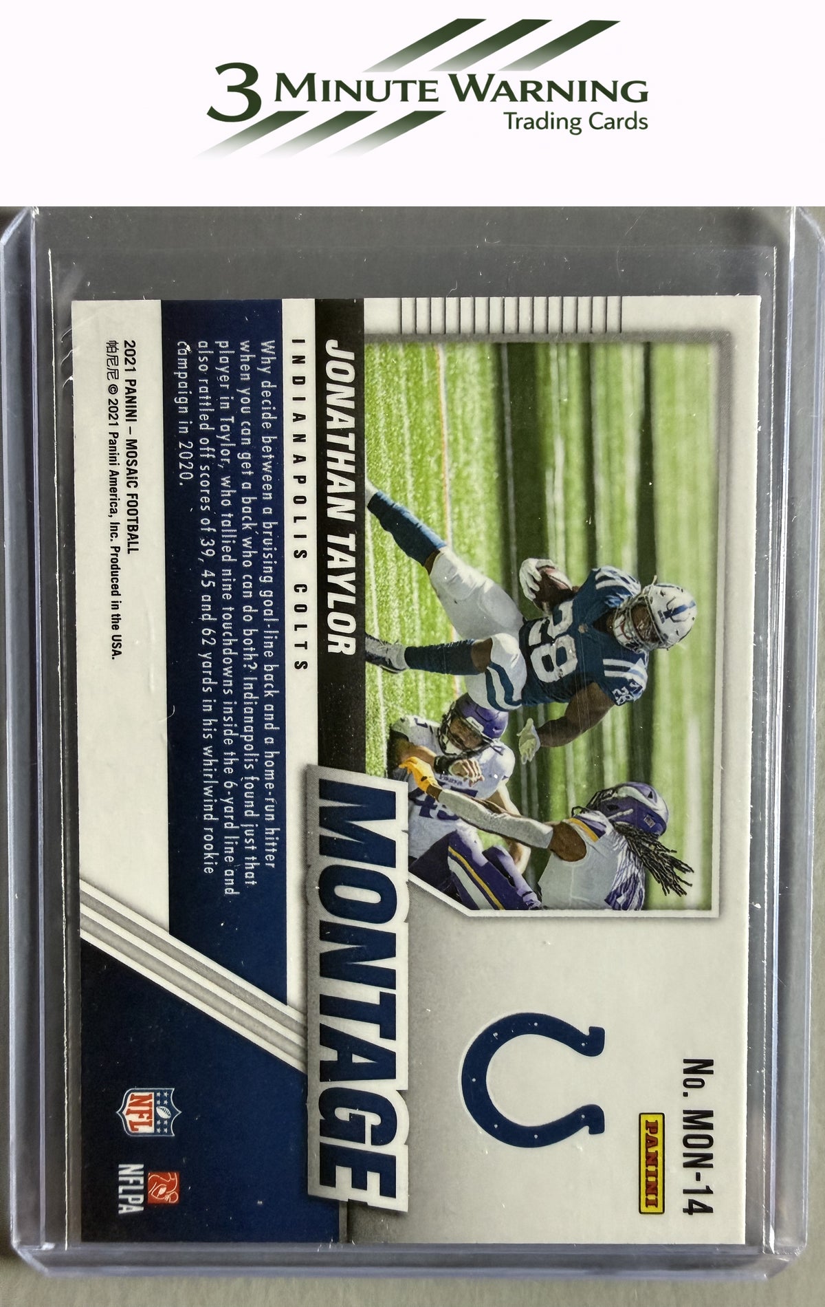 2021 Panini Mosaic #MON-14 Jonathan Taylor Montage