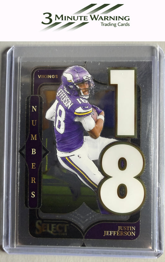 2024 Panini Select #1 Justin Jefferson Select Numbers