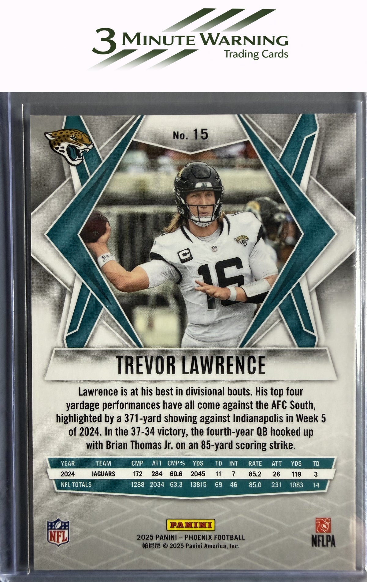 2025 Panini Phoenix #15 Trevor Lawrence