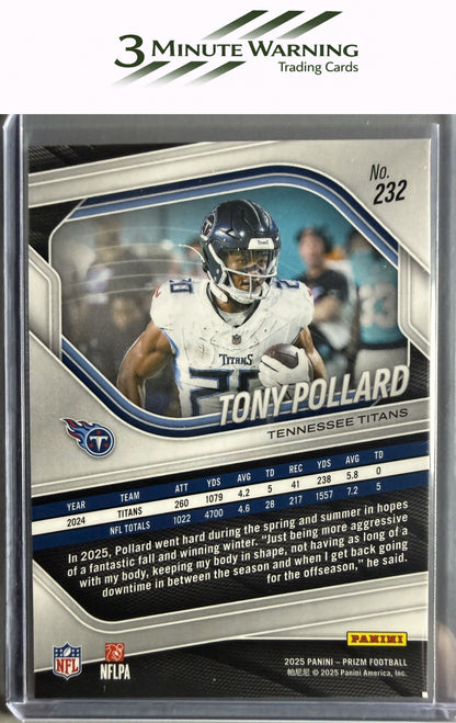 2025 Panini Prizm #232 Tony Pollard