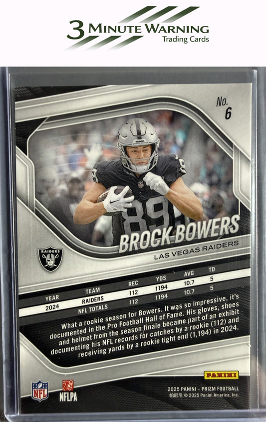 2025 Panini Prizm #6 Brock Bowers
