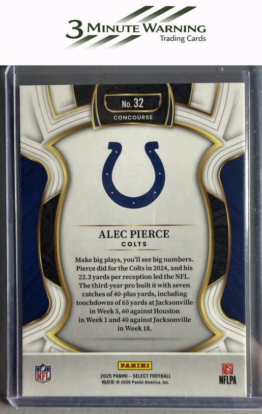 2025 Panini Select #32 Alec Pierce