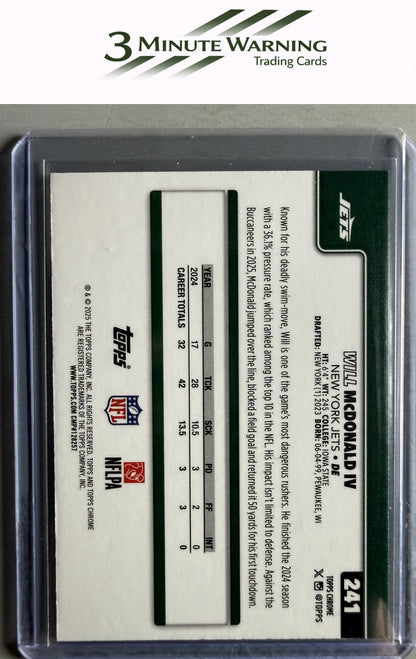 2025 Topps Chrome #241 Will McDonald IV