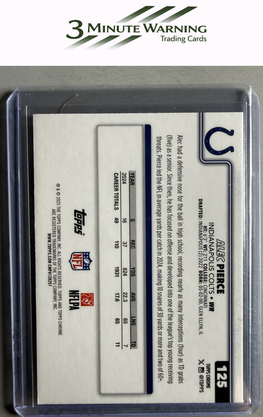 2025 Topps Chrome #125 Alec Pierce