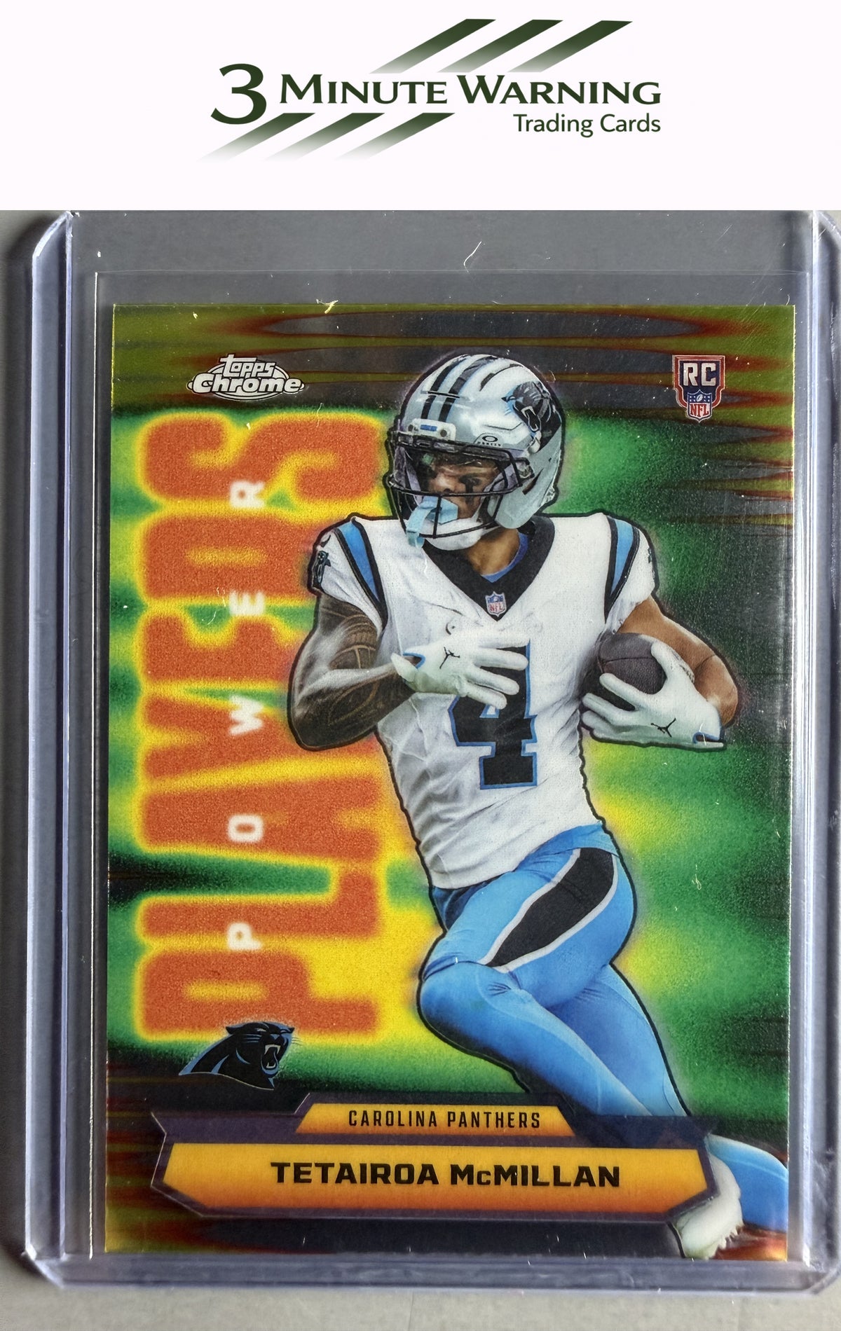 2025 Topps Chrome #PP-28 Tetairoa McMillan Power Players