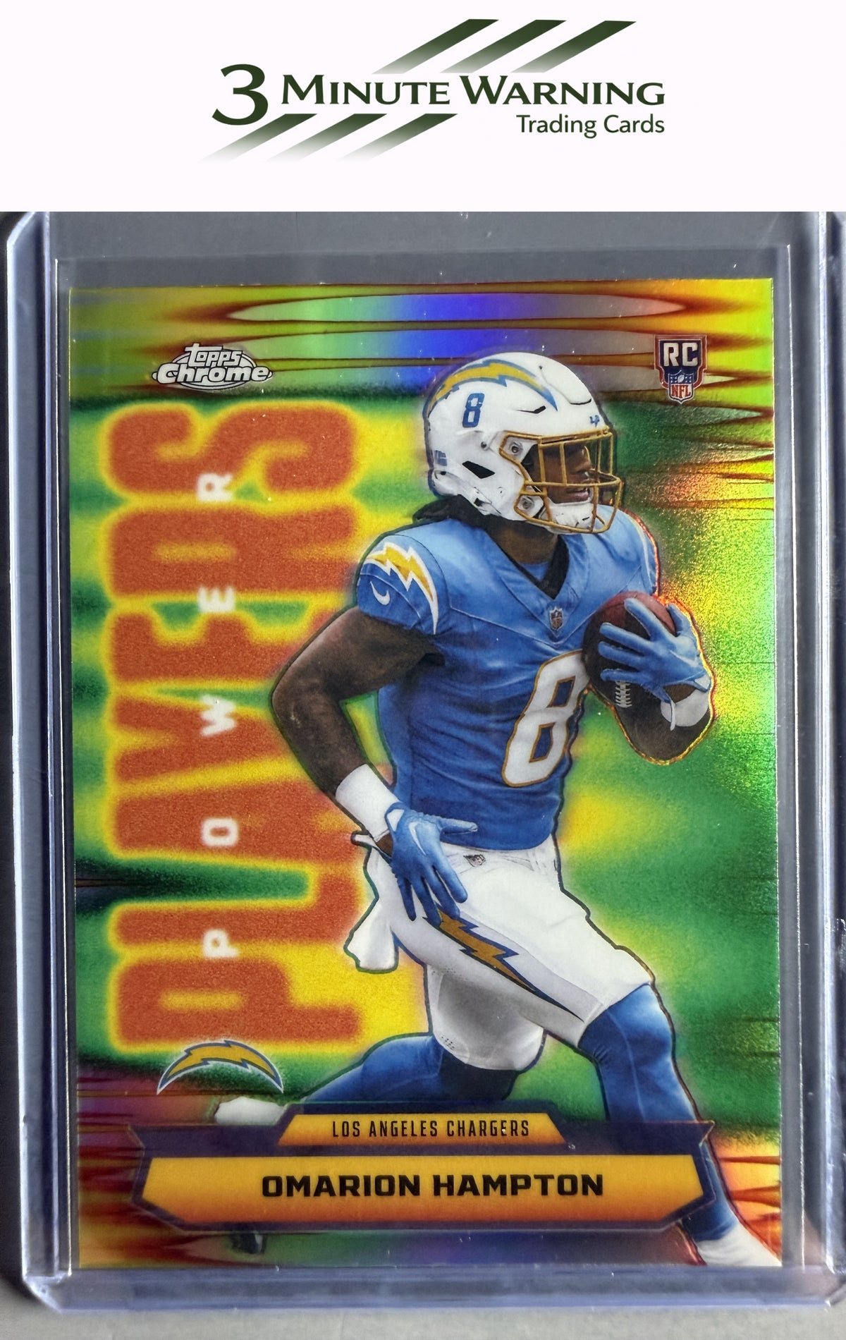 2025 Topps Chrome #PP-17 Omarion Hampton Power Players
