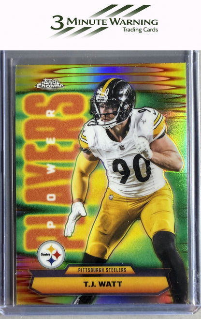 2025 Topps Chrome #PP-39 T.J. Watt Power Players