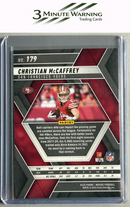 2025 Panini Mosaic #179 Christian McCaffrey
