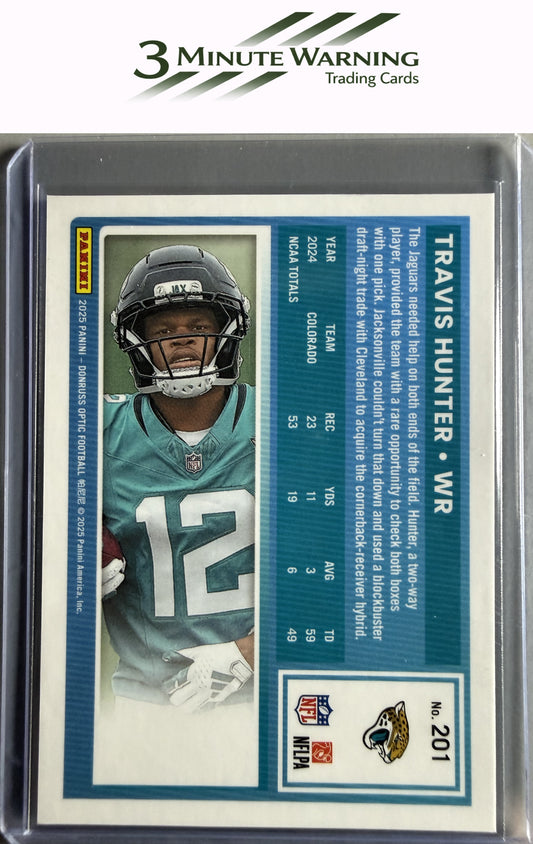 2025 Donruss Optic #201 Travis Hunter