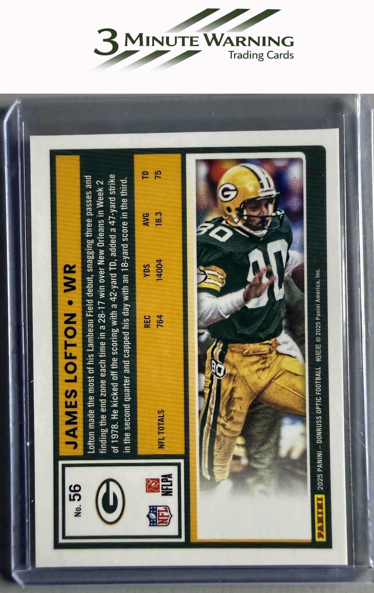 2025 Donruss Optic #56 James Lofton