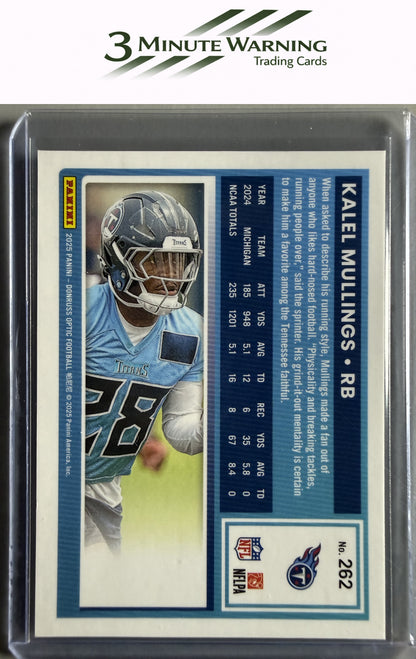 2025 Donruss Optic #262 Kalel Mullings
