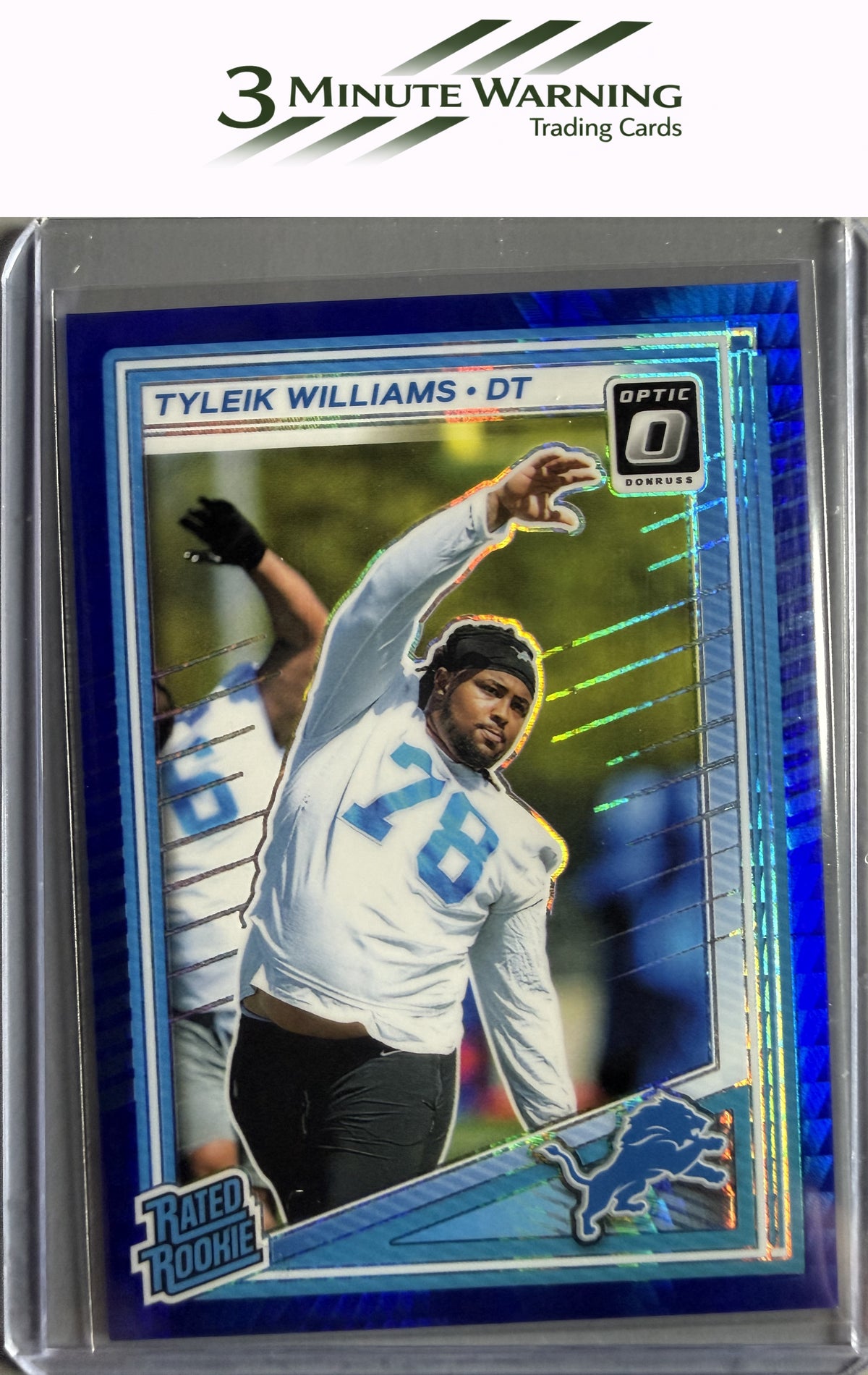 2025 Donruss Optic #246 Tyleik Williams Blue Hyper