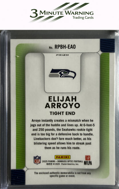 2025 Donruss Optic #RPBH-EAO Elijah Arroyo Rookie Phenoms Blue Hyper