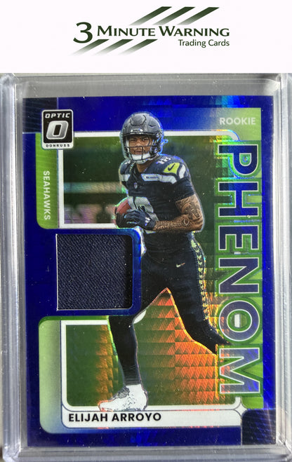 2025 Donruss Optic #RPBH-EAO Elijah Arroyo Rookie Phenoms Blue Hyper