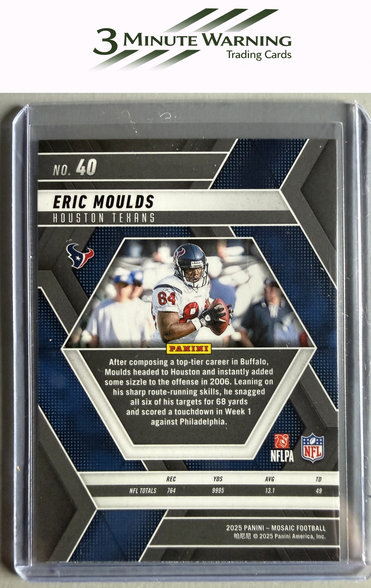 2025 Panini Mosaic #40 Eric Moulds
