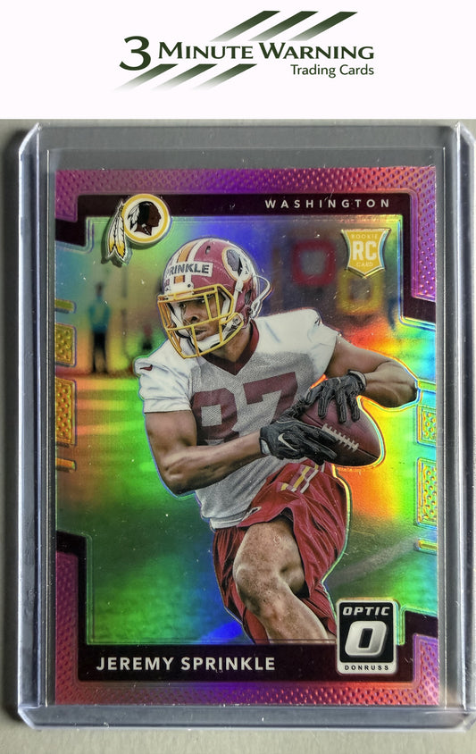 2017 Donruss Optic #115 Jeremy Sprinkle Pink