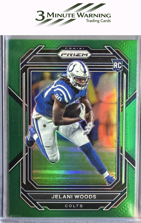 2022 Panini Prizm #359 Jelani Woods Green