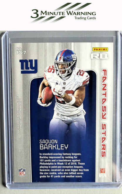 2019 Score #FS-7 Saquon Barkley Fantasy Stars