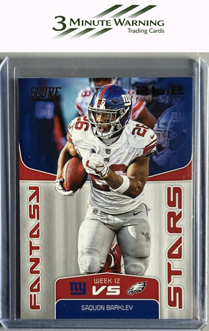 2019 Score #FS-7 Saquon Barkley Fantasy Stars