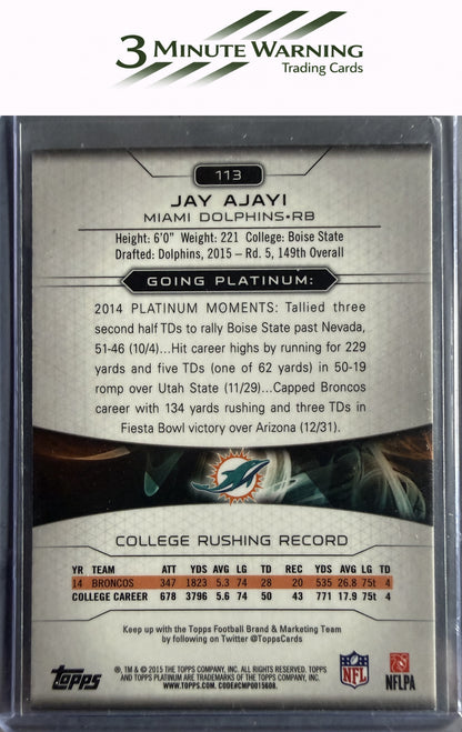 2015 Topps Platinum #113 Jay Ajayi