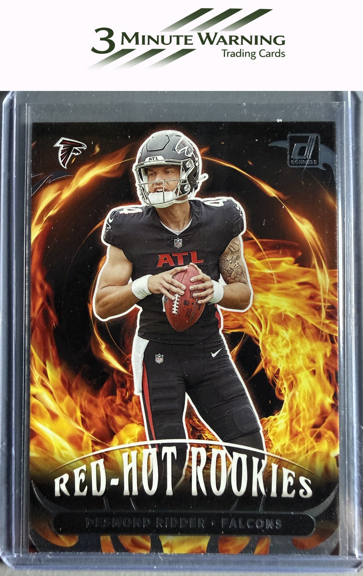 2022 Donruss #RHR-2 Desmond Ridder Red Hot Rookies