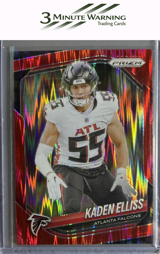 2025 Panini Prizm #11 Kaden Elliss Red Flash