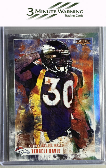 2015 Topps Fire #TT-TD Terrell Davis Transcendent Touchdowns