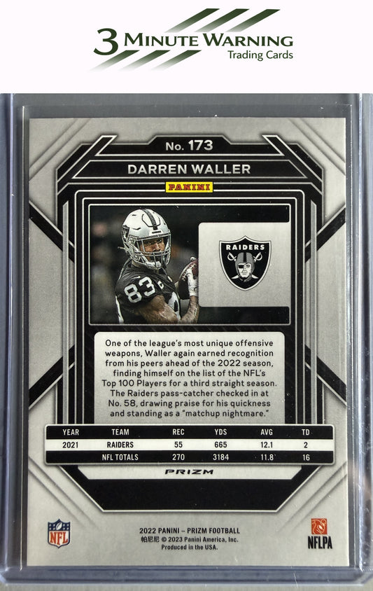 2022 Panini Prizm #173 Darren Waller Green