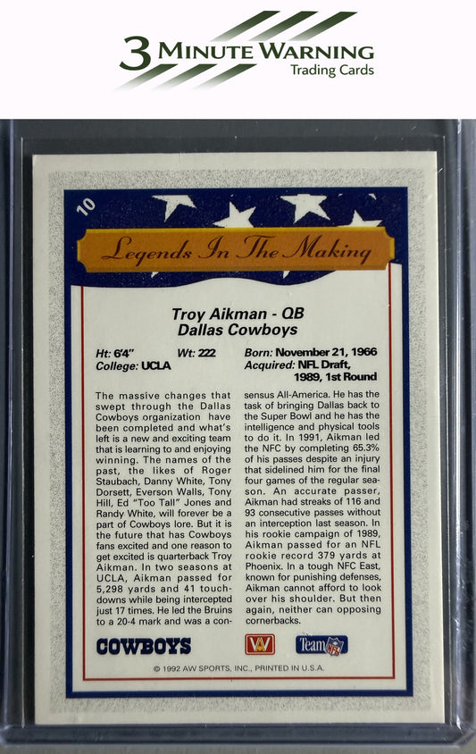 1992 All World #10 Troy Aikman