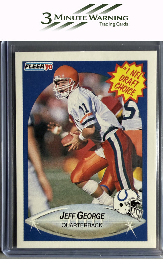 1990 Fleer #347 Jeff George