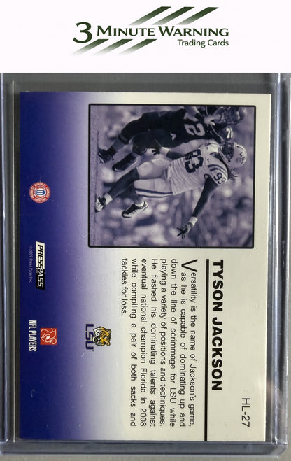 2009 Press Pass SE #HL-27 Tyson Jackson Headliners