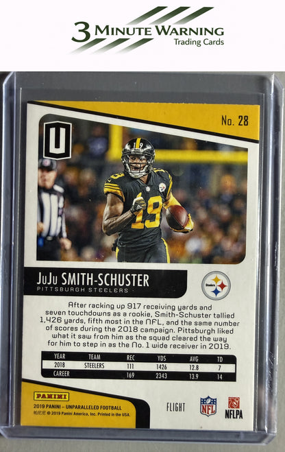 2019 Panini Unparalleled #28 JuJu Smith-Schuster Flight